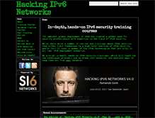 Tablet Screenshot of hackingipv6networks.com